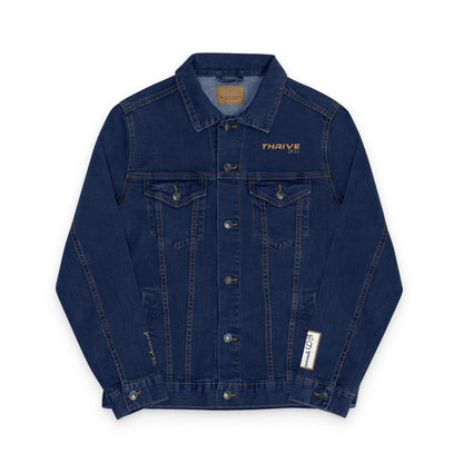 The THRIVE 29:11 Collection Unisex Embroidered Denim Jacket | (Jeremiah 29:11)