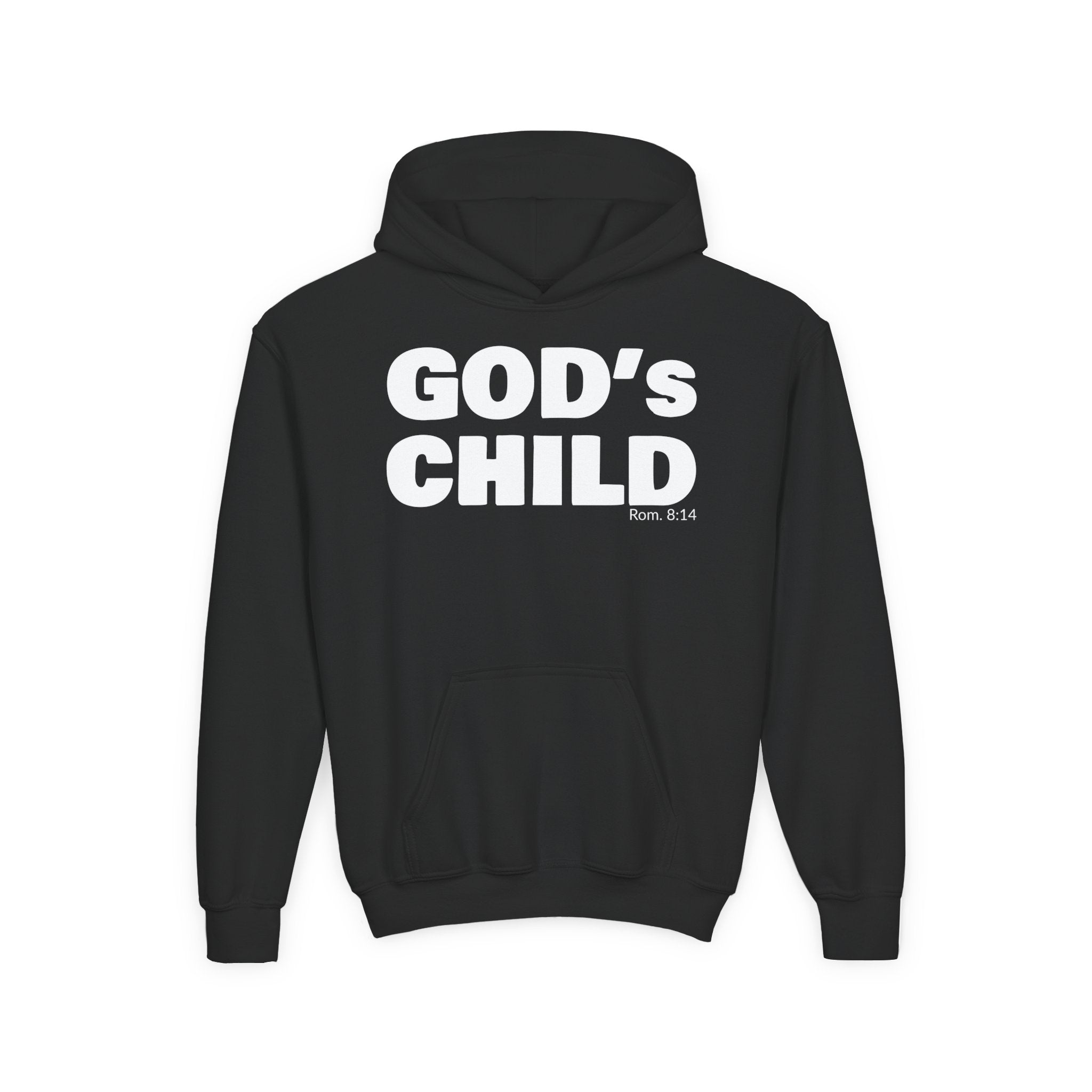 GOD'S CHILD! Collection |  Inspirational Hoodie [Youth]  | (Romans 8:14)