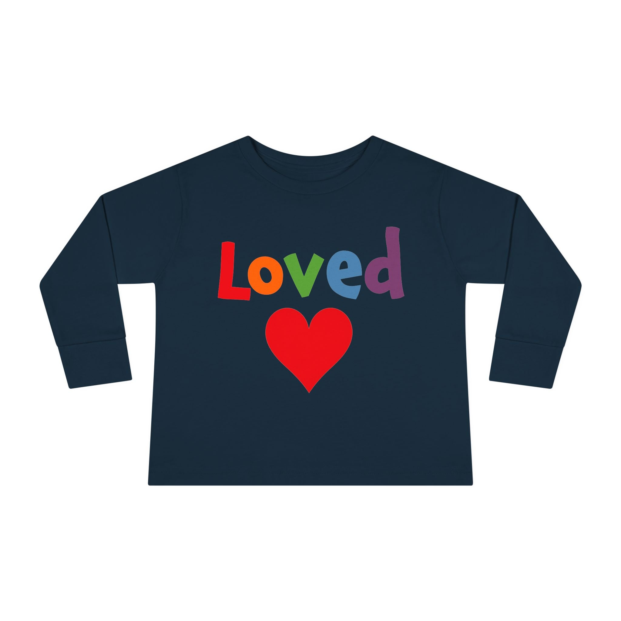 Loved | Toddler Long Sleeve Tee® | Christian Kids Shirt | Faith Apparel