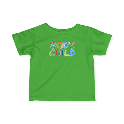GOD'S CHILD! | Colorful Infant Fine Jersey Tee | Baby Heirs Collection (Roman's 8:14)