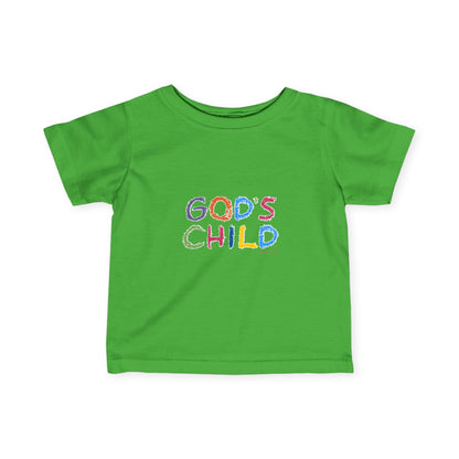 GOD'S CHILD! | Colorful Infant Fine Jersey Tee | Baby Heirs Collection (Roman's 8:14)