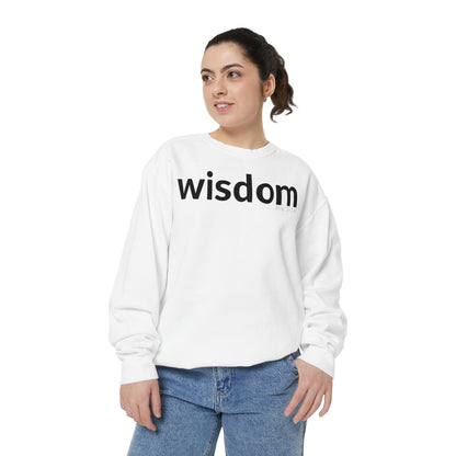 WISDOM | Faithware Collection – Sweatshirt | Proverbs 24:3-4