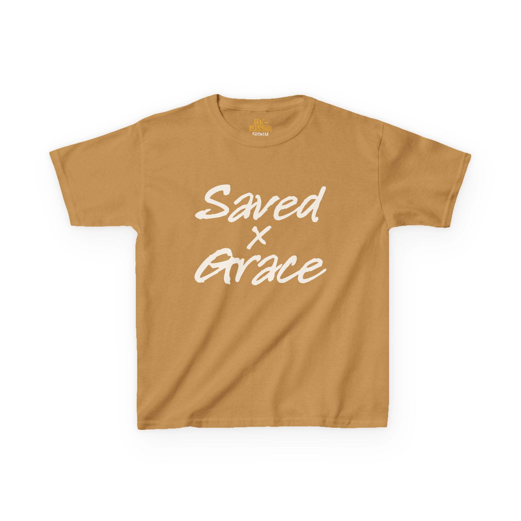 Saved x Grace | Kids Tee | Motivational Kids Shirt, Gifts for Young Dreamers, Casual Kids Clothing, Back to School Tee, Kids Hustle Tee