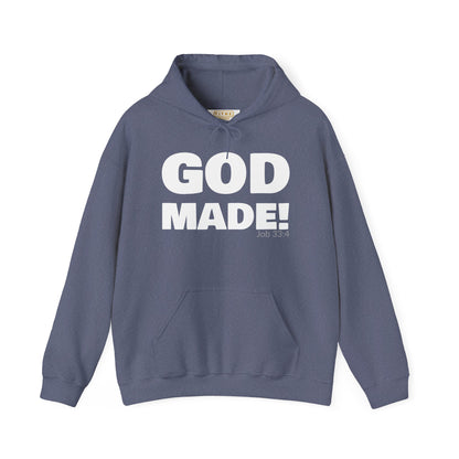 GOD MADE! Collection | Hoodie | (Job 33:4)