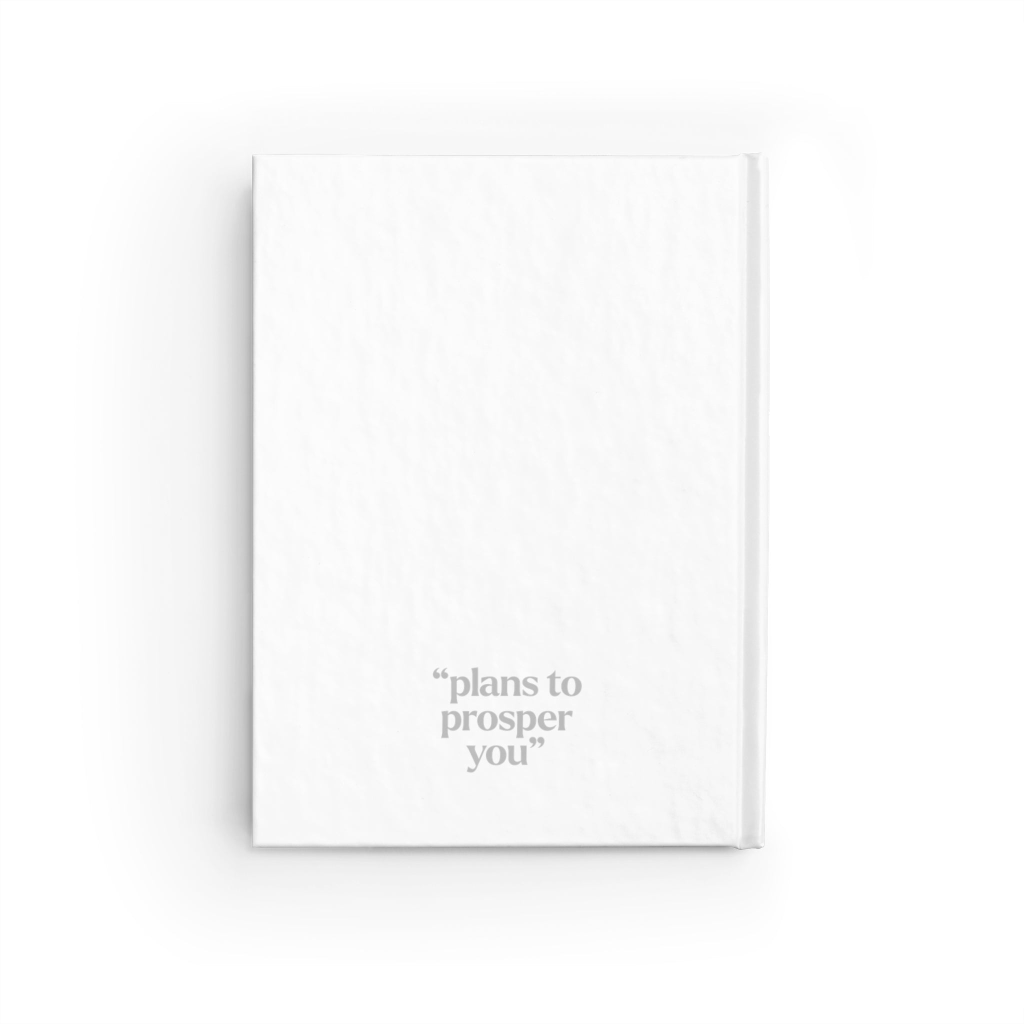 Inspirational Journal - "Plans to Prosper You" - Ruled Lines for Reflection and Growth