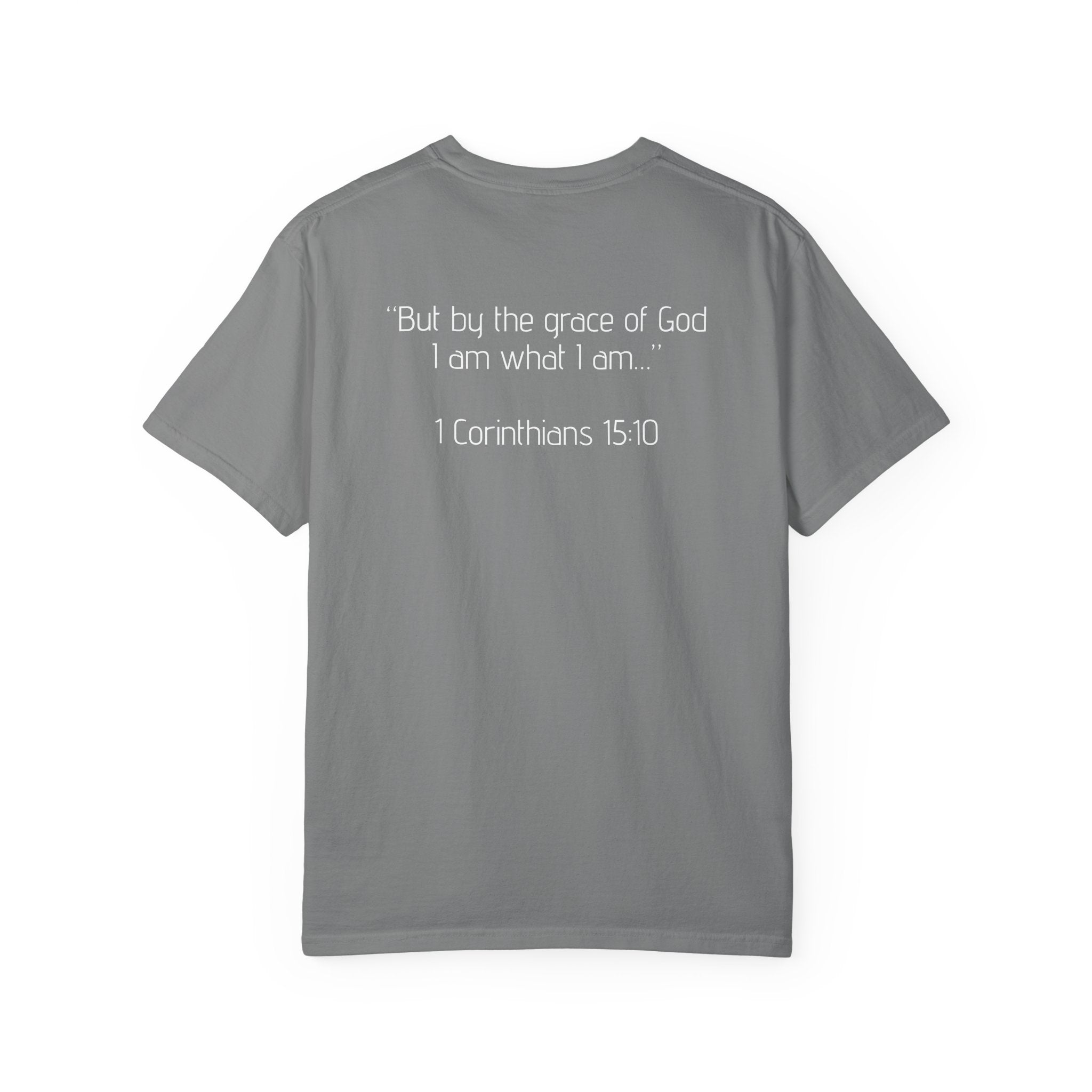 ONLY GOD T-Shirt – “God Is the Only Reason I Made It This Far” | Heavyweight Unisex Tee |  1 Corinthians 15:10 (NIV)