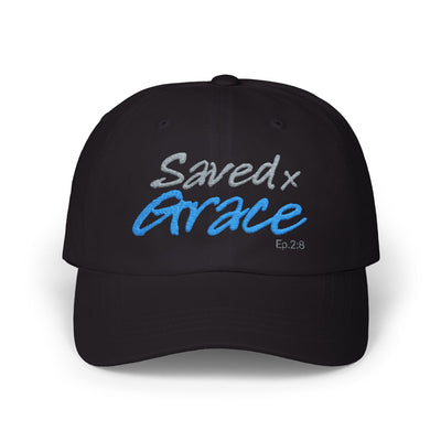 SAVED x GRACE  (Eph. 2:8)  Faithware Collection Unisex Cap - (embroidered)