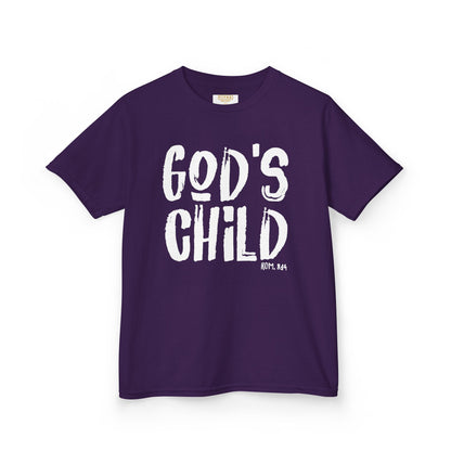 GOD'S CHILD! Collection |  Inspirational Youth Tee-Shirt | (Romans 8:14)