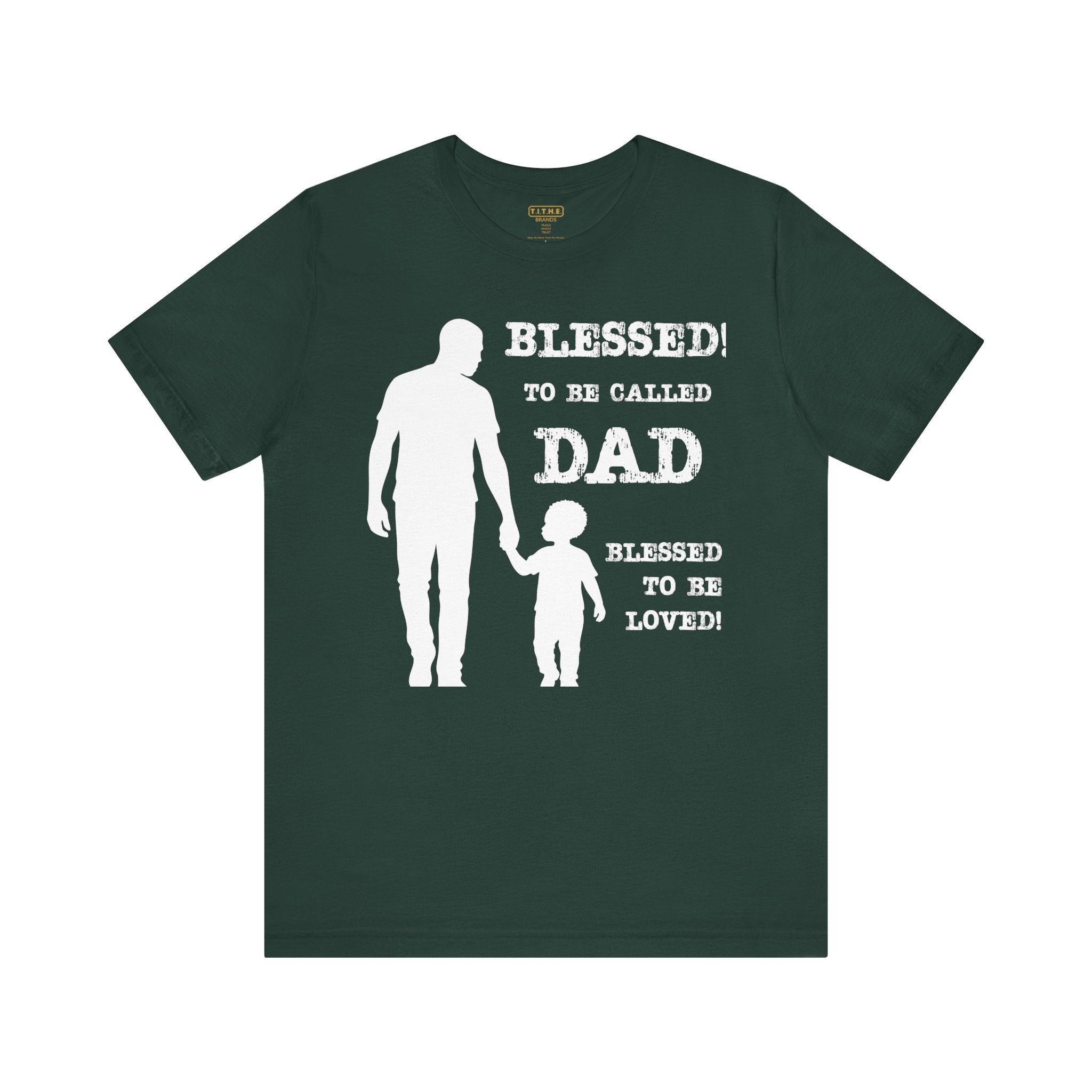 Blessed To Be Called Dad | Father's Day Tee | Black Father & Son |  Gift for Dad, Christian Apparel, Family Shirt, Dad's Love Quote Tee