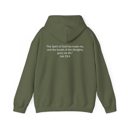 GOD MADE! Collection | Hoodie | (Job 33:4)