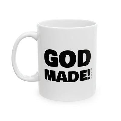 GOD MADE! Collection - Mug | Job 33:4 (white)