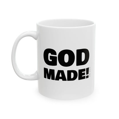 GOD MADE! Collection - Mug | Job 33:4 (white)