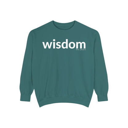 WISDOM | Faithware Collection – Sweatshirt | Proverbs 24:3-4