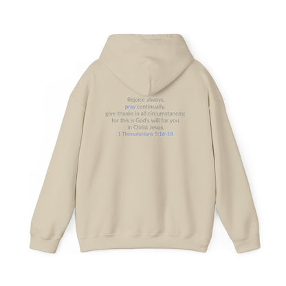 PRAY! Collection | Hoodie | Faith-Based Streetwear for Prayer Warriors | (1 Thessalonians 5:16-18)