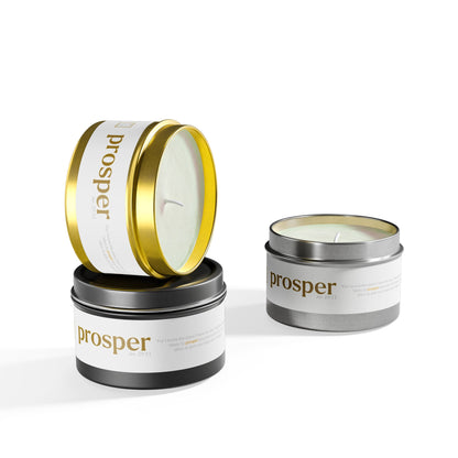 The PROSPER  29:11 Collection | Soy Aromatherapy Tin Travel Candles |