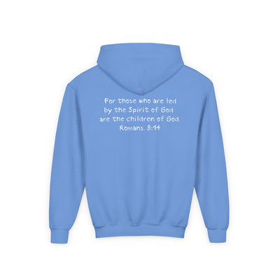 GOD'S CHILD! Collection | Hoodie [Youth]  | (Romans 8:14) - Pastel