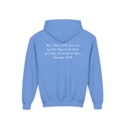 GOD'S CHILD! Collection | Hoodie [Youth]  | (Romans 8:14) - Pastel