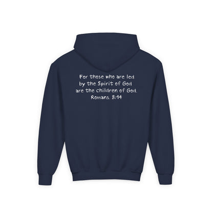 GOD'S CHILD! Collection | Hoodie [Youth]  | (Romans 8:14) - Pastel