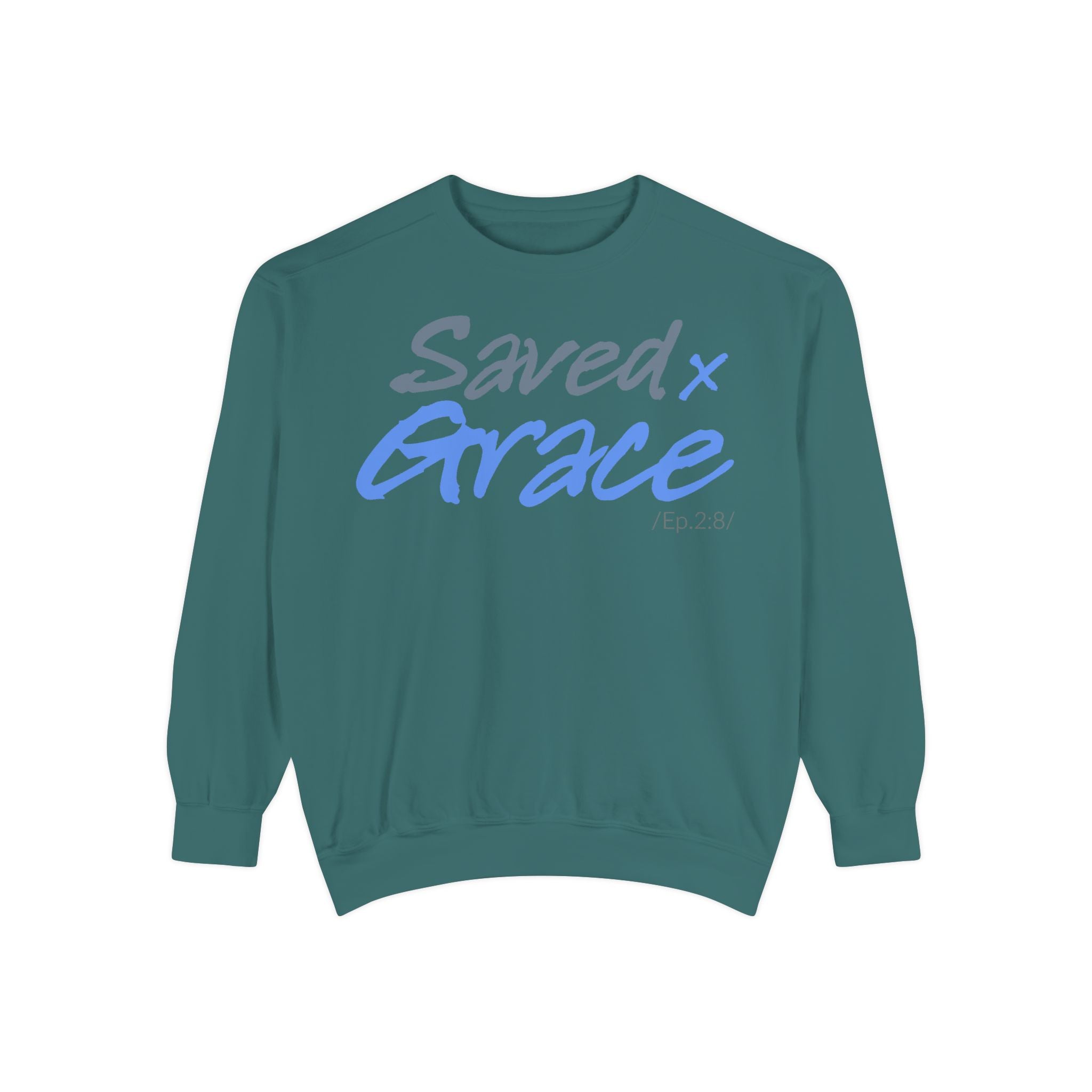 SAVED x GRACE Faithware Collection Unisex Sweatshirt  | (Ephesians 2:8)