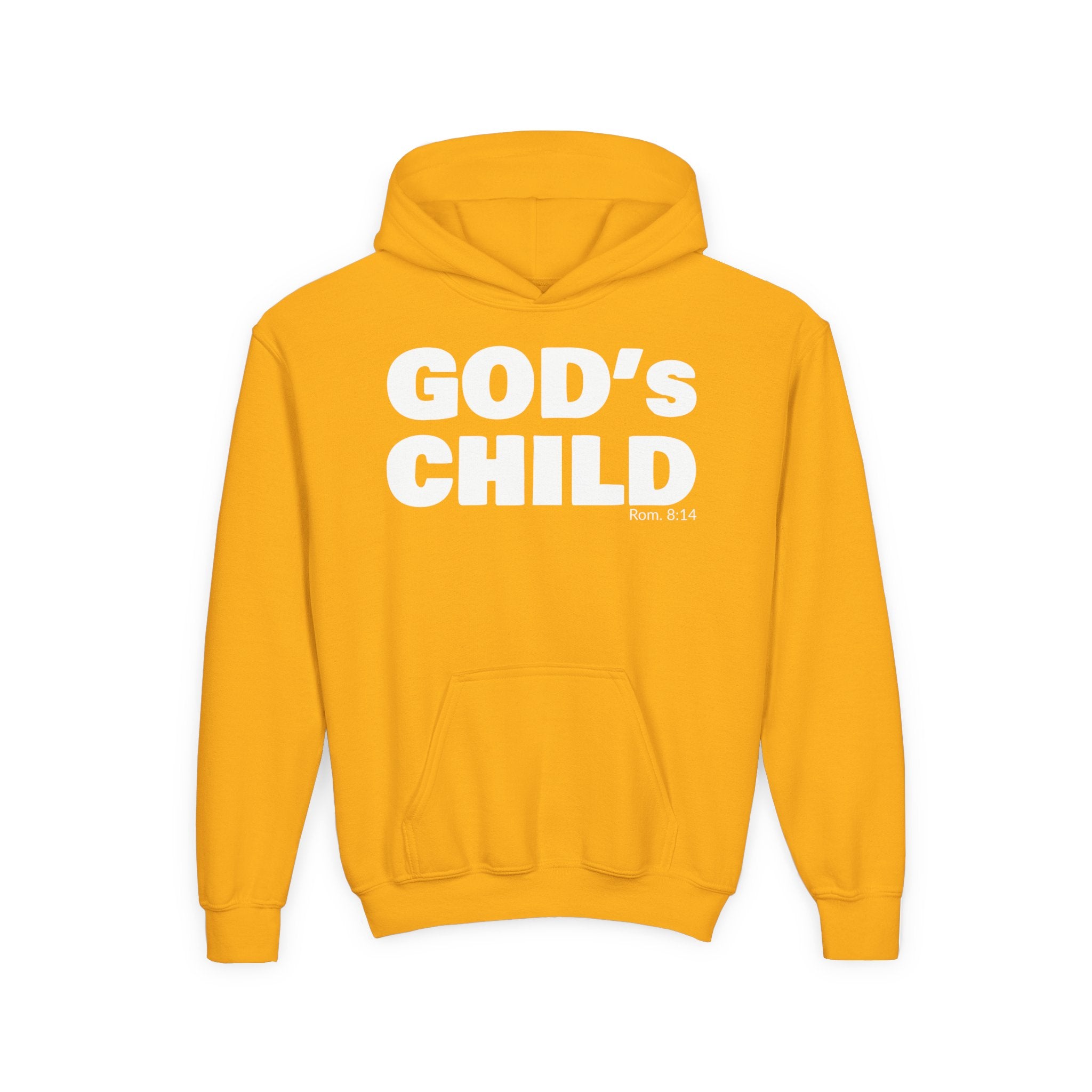 GOD'S CHILD! Collection |  Inspirational Hoodie [Youth]  | (Romans 8:14)