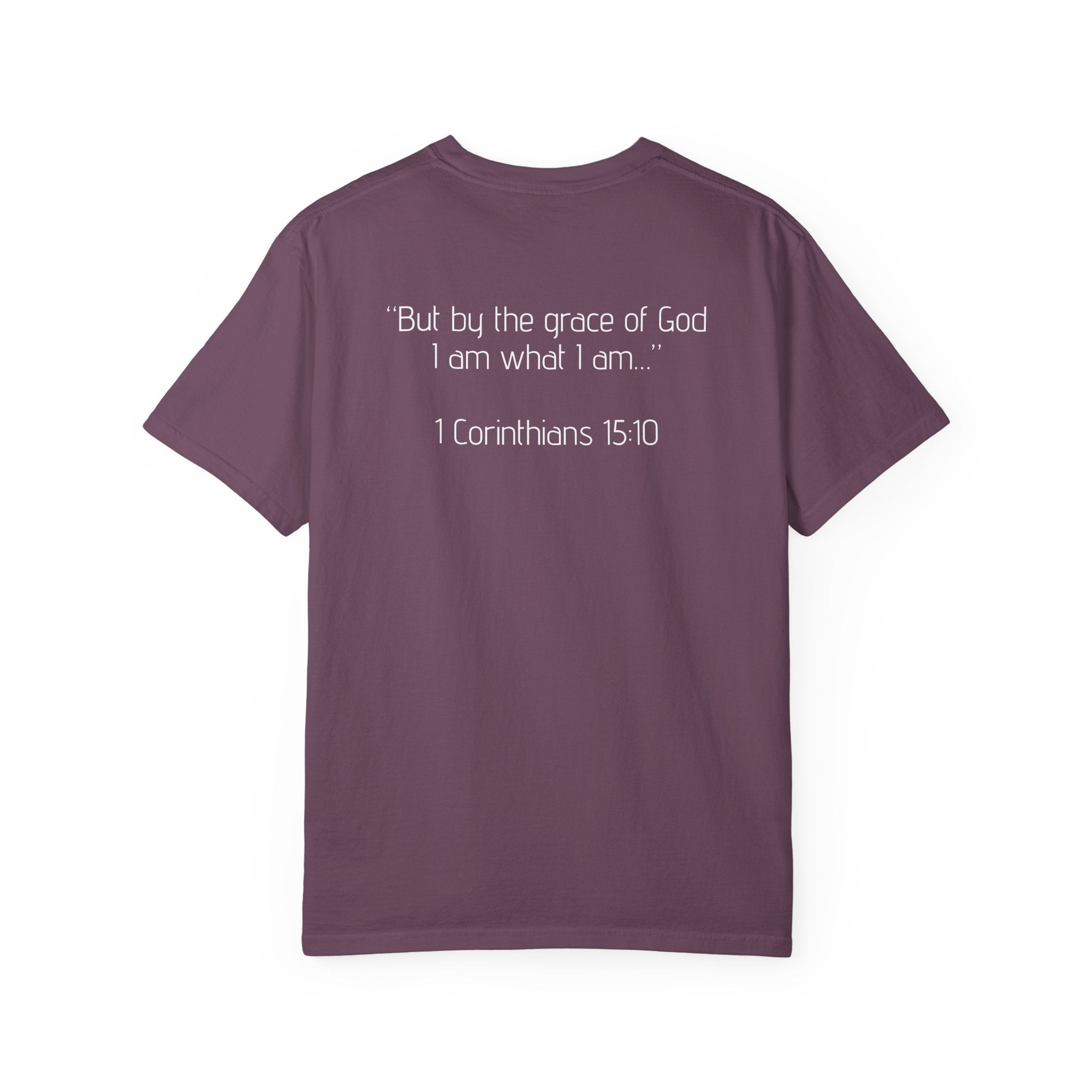 ONLY GOD T-Shirt – “God Is the Only Reason I Made It This Far” | Heavyweight Unisex Tee |  1 Corinthians 15:10 (NIV)