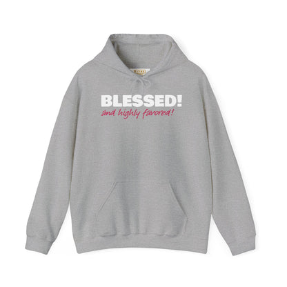 BLESSED! And Highly Favored Collection |  Hoodie | (Luke 1:28)