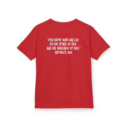 GOD'S CHILD! Collection |  Inspirational Youth Tee-Shirt | (Romans 8:14)