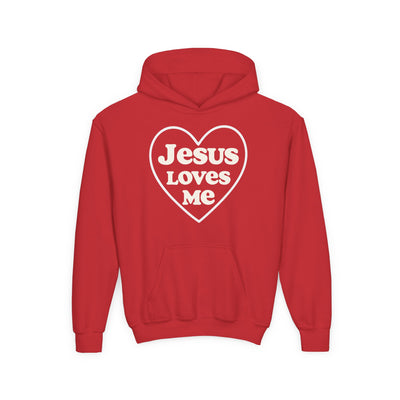 Jesus Loves Me | Youth Hoodie, Heartwarming Gift for Kids, Cozy Sweatshirt for Church, Faith-Based Apparel, Religious Youth Clothing, [...]