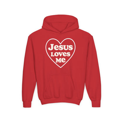 Jesus Loves Me | Youth Hoodie, Heartwarming Gift for Kids, Cozy Sweatshirt for Church, Faith-Based Apparel, Religious Youth Clothing, [...]