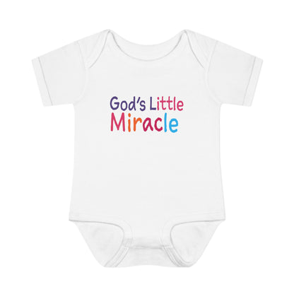 God's Little Miracle | Infant Bodysuit - God's Little Miracle Baby Rib Bodysuit