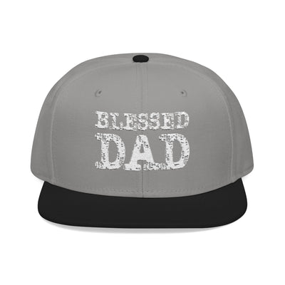BLESSED DAD |  Snapback Hat |  Embroidered Cap for Father's Day, Gift for Dads, Trendy Father's Day Gift, Casual Everyday Wear