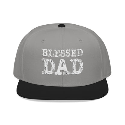 BLESSED DAD |  Snapback Hat |  Embroidered Cap for Father's Day, Gift for Dads, Trendy Father's Day Gift, Casual Everyday Wear