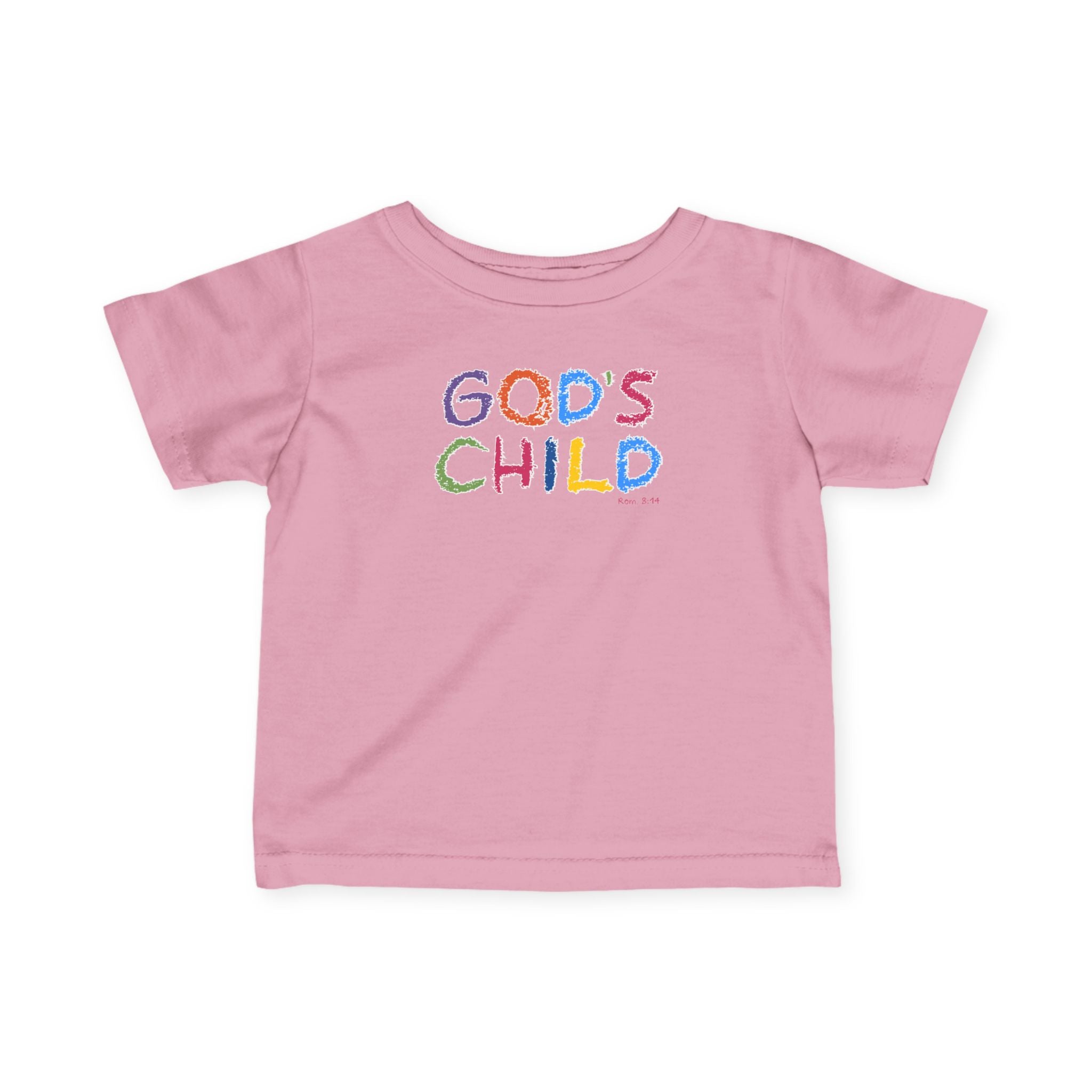 GOD'S CHILD! | Colorful Infant Fine Jersey Tee | Baby Heirs Collection (Roman's 8:14)