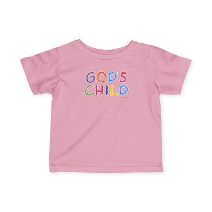 GOD'S CHILD! | Colorful Infant Fine Jersey Tee | Baby Heirs Collection (Roman's 8:14)