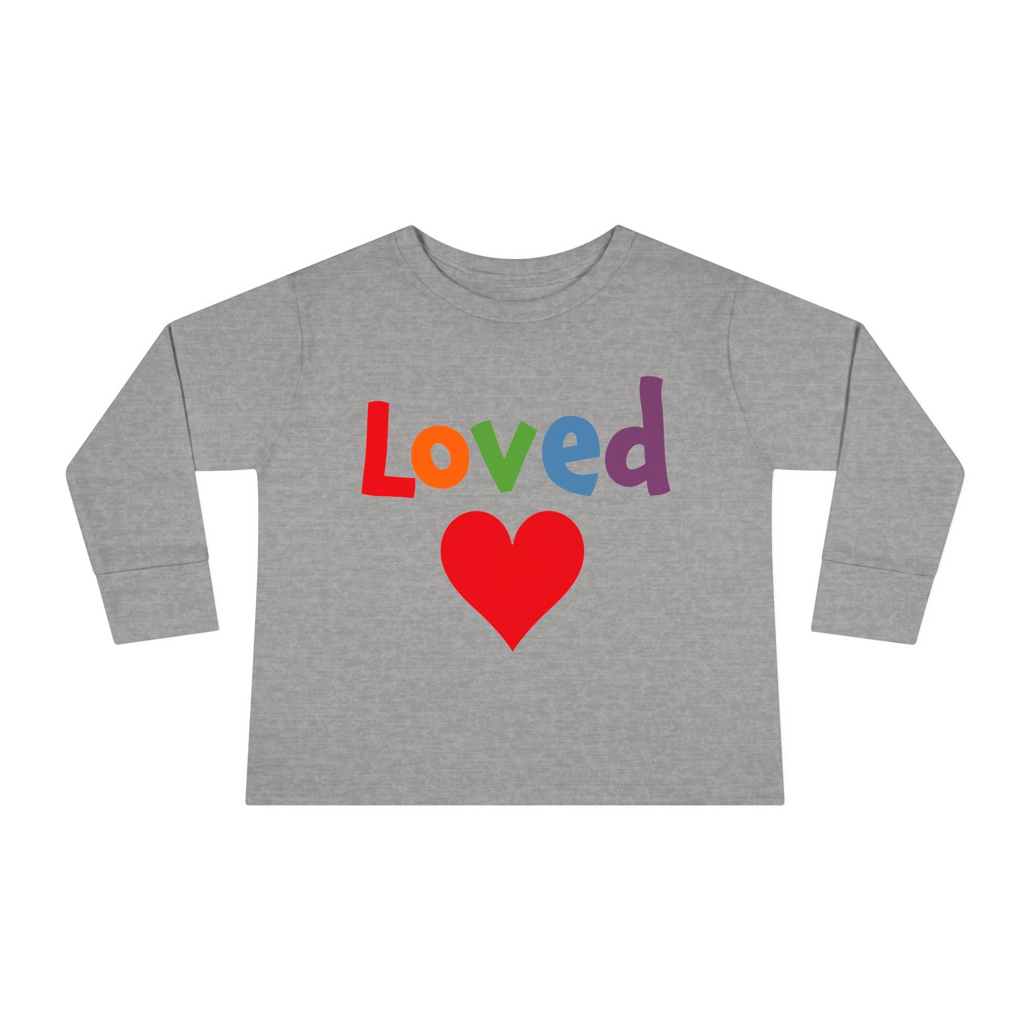 Loved | Toddler Long Sleeve Tee® | Christian Kids Shirt | Faith Apparel