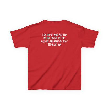 GOD'S CHILD! Collection |  Inspirational Youth Tee-Shirt | (Romans 8:14)