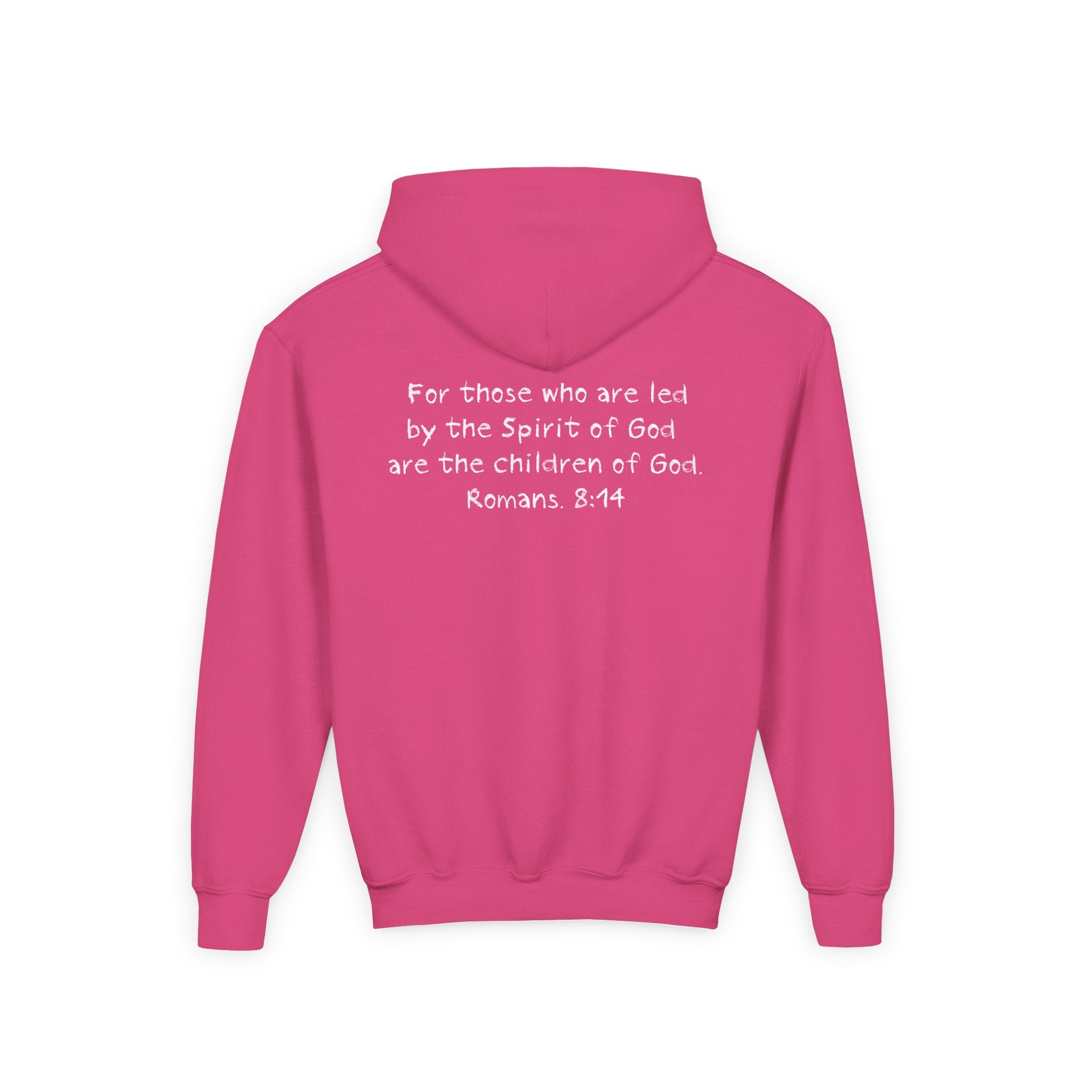 GOD'S CHILD! Collection | Hoodie [Youth]  | (Romans 8:14) - Pastel