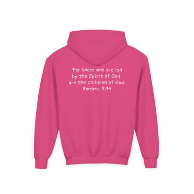 GOD'S CHILD! Collection | Hoodie [Youth]  | (Romans 8:14) - Pastel