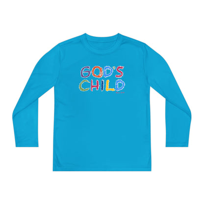 GOD'S CHILD! Collection | Youth Long Sleeve Tee  | (Romans 8:14) - Pastel