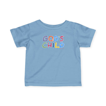 GOD'S CHILD! | Colorful Infant Fine Jersey Tee | Baby Heirs Collection (Roman's 8:14)