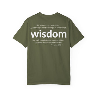 WISDOM | Faithware Collection – T-Shirt | Proverbs 24:3-4