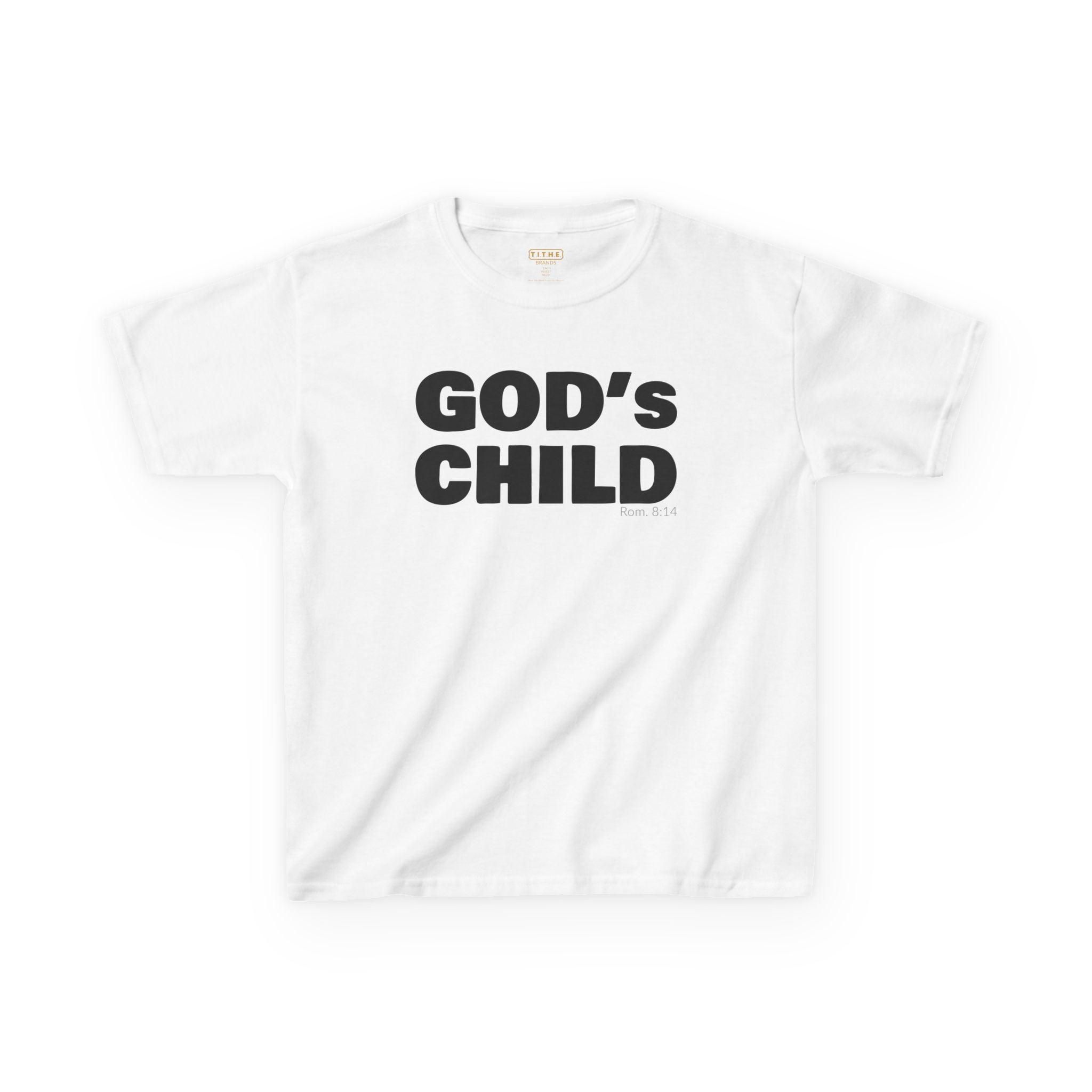 GOD'S CHILD! Collection |  Inspirational Youth Tee-Shirt | (Romans 8:14)