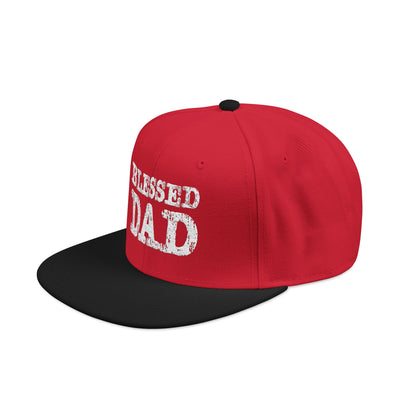 BLESSED DAD |  Snapback Hat |  Embroidered Cap for Father's Day, Gift for Dads, Trendy Father's Day Gift, Casual Everyday Wear