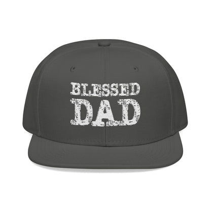 BLESSED DAD |  Snapback Hat |  Embroidered Cap for Father's Day, Gift for Dads, Trendy Father's Day Gift, Casual Everyday Wear