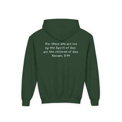 GOD'S CHILD! Collection | Hoodie [Youth]  | (Romans 8:14) - Pastel
