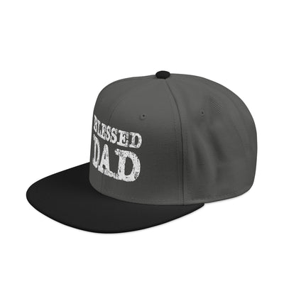 BLESSED DAD |  Snapback Hat |  Embroidered Cap for Father's Day, Gift for Dads, Trendy Father's Day Gift, Casual Everyday Wear