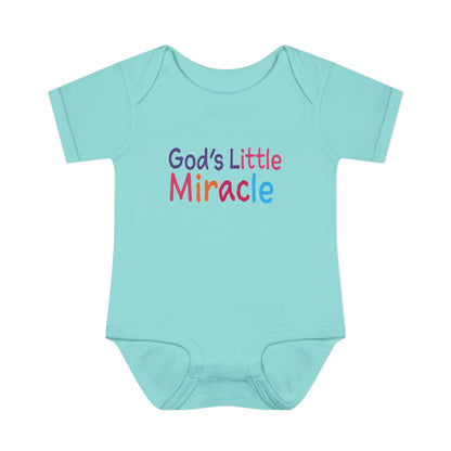 God's Little Miracle | Infant Bodysuit - God's Little Miracle Baby Rib Bodysuit