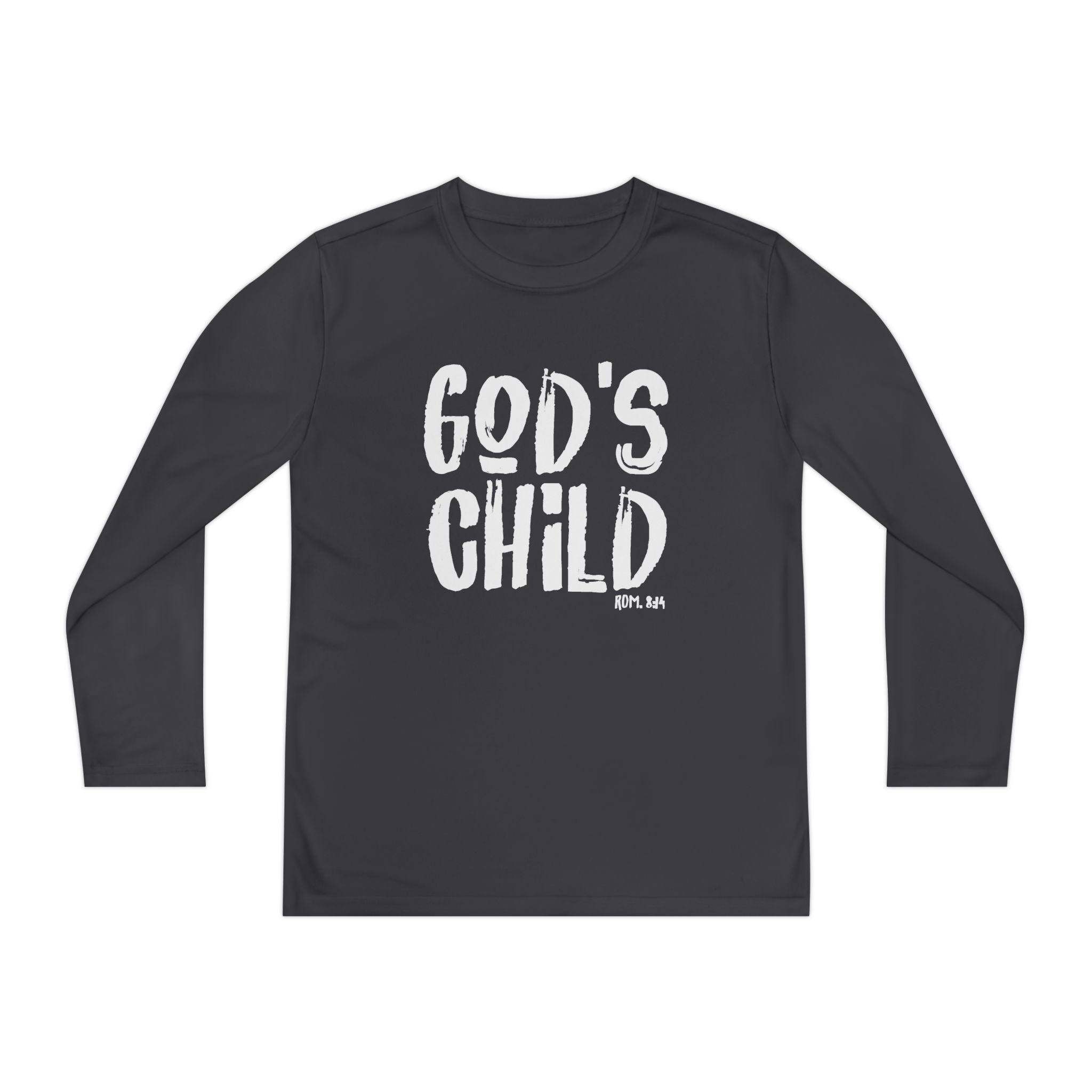 GOD'S CHILD! Collection | Youth Long Sleeve Tee | (Romans 8:14)