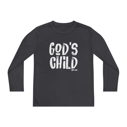 GOD'S CHILD! Collection | Youth Long Sleeve Tee | (Romans 8:14)