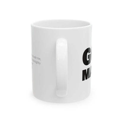 GOD MADE! Collection - Mug | Job 33:4 (white)
